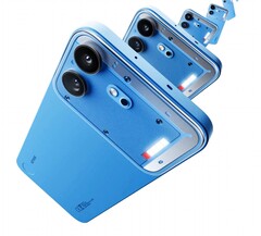 The Nothing Phone (4b) features a fresh design with an eye-catching Glyph Bar.