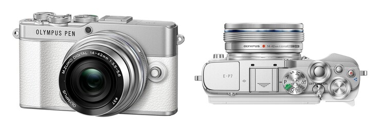The design of the new OM System Pen-F is said to closely resemble the Olympus Pen E-P7 shown here.