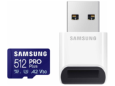 Samsung PRO Plus microSD Memory Card + Reader (512GB MicroSDXC) (Image source: Amazon)