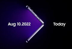 The Galaxy Z Flip4 will be one of many Samsung products unveiled on August 10. (Image source: Samsung)