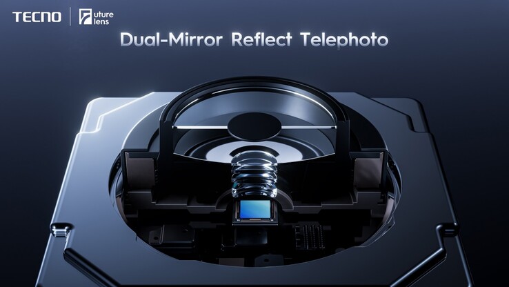 Tecno's Dual-Mirror Reflect Telephoto (Image Source: Tecno)