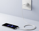 The 45W mini charger costs around $8 in China. Pictured: a promo picture of the power adapter. (Image source: Xiaomi)