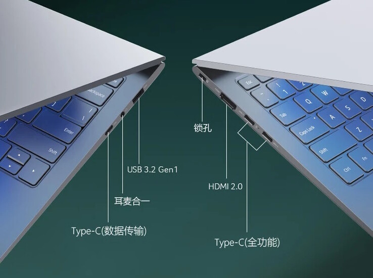 The Go Air has three Type-C ports and can also be charged via USB (Image source: Acer)