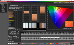 ColorChecker before calibration