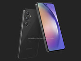 The Galaxy A55 sports a design that is familiar to Samsung's other recent Galaxy A series models. (Image source: MySmartPrice & @OnLeaks)