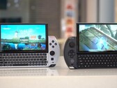 The GPD Win 4 comes in two colours and should be more ergonomic than the Win 3. (Image source: GPD)