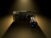 The Vivo X300 Ultra with a teleconverter accessory.