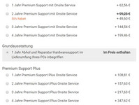 Dell Inspiron 15 5579 warranty options (source: Dell)