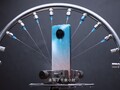 The Redmi Note 9 Pro 5G was soaked by water jets in the tests. (Image source: Redmi)