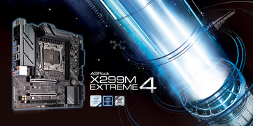 ASRock X299M Extreme4 for Intel Skylake-X CPUs. (Source: ASRock)