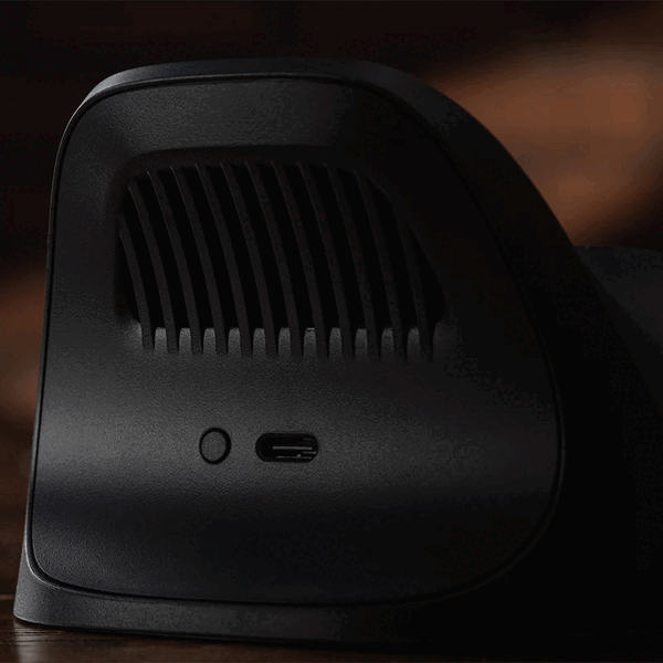 The 8BitDo Ultimate Charging Dock for Xbox Controllers - Gears of War: E-Day has vents for heat dissipation.