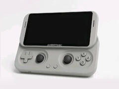 Anbernic&#039;s rumoured gaming handheld looks like a throwback to the classic Xperia Play. (Image source: via Baidu)