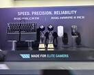 Asus ROG Falcata keyboard and Harpe 2 Ace mouse have been shown off at Computex 2025 (image source: Notebookcheck)