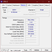 CPU-Z Memory