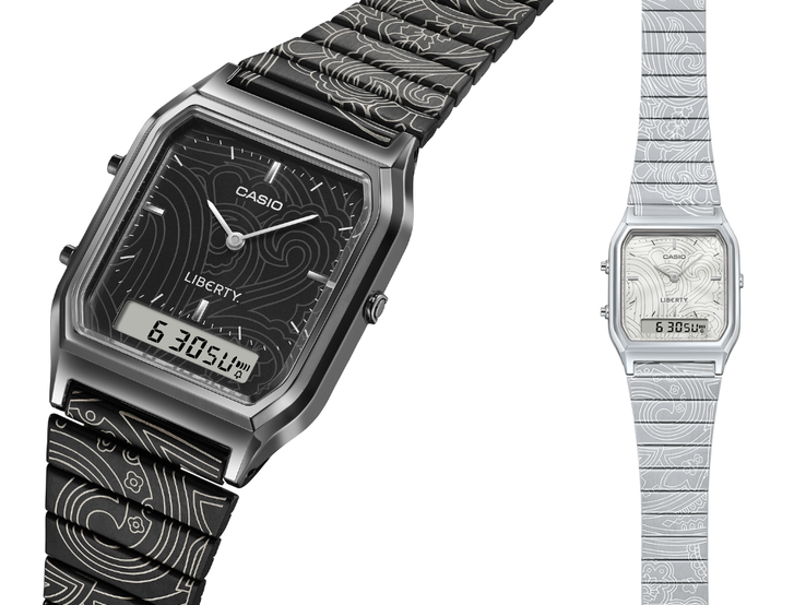 The Casio Vintage x Liberty watches. (Image source: Casio)