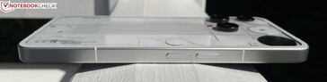 Left: Volume rocker