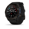 The Descent Mk3i – 51 mm Carbon Gray DLC Titanium with Black Silicone Band. (Image source: Garmin)