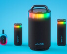 JLab Party series of Bluetooth speakers come with RGB lighting effects, splash resistance, and customizable sound. (Image source: JLab)