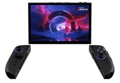 The new Lenovo Legion Go will have an OLED display and redesigned controllers. (Image source: Evan Blass via The Verge)