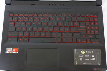 There is now a numpad whereas it was completely absent on the 2020 Bravo 15