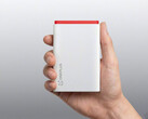 The power bank is expected to cost around $44 in China. Pictured: a promo picture showing the compact design.