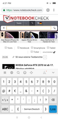 Xiaomi Mi 8 Explorer Edition – MIUI number pad keyboard in portrait mode