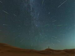 An image taken during the Perseid meteor shower. (Image source: Costfoto/NurPhoto - Getty Images)