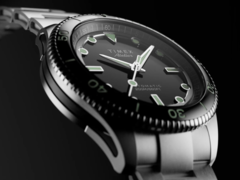 The Timex Atelier Marine M1a (pictured) uses a Swiss automatic movement supplied by CATENA SA. (Image source: Timex)