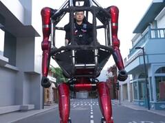 The Unitree GD01 is a roughly 11-foot-tall manned mecha robot.