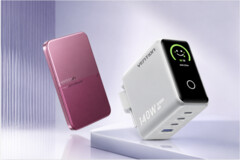 The Vention H Series 5,000 mAh power bank and the Dash Pro 140 W GaN charger