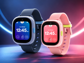The Gizmo Watch 4 is available in pistachio pink and dusk blue colorways