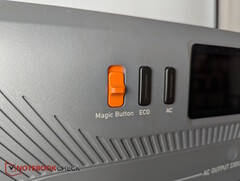 Magic Button switches between 230 and 120 V
