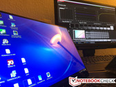 The Dell XPS 13 9370's screen is highly reflective.