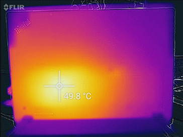 Thermal profile, underside