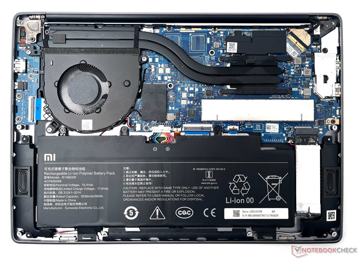 Xiaomi Mi NoteBook Pro internals