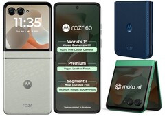 The Motorola Razr 60 flip phone features a MediaTek Dimensity 7400X processor (Image source: Motorola)