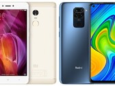 Generations apart: The Redmi Note 4 and Redmi Note 9. (Image source: Xiaomi - edited).