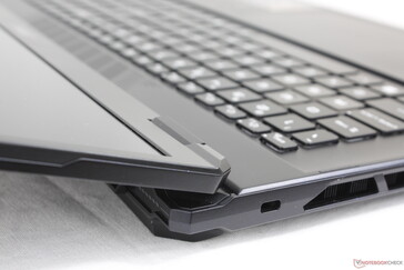 Lid opened to maximum angle (~170 degrees)