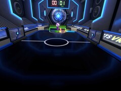 A version of air hockey is playable (image source: Notebookcheck)