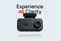 The 70mai 4K A810 Lite dash cam has a tiny footprint