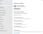 The page on which a user can update to Windows 10 1909. (Source: Microsoft)