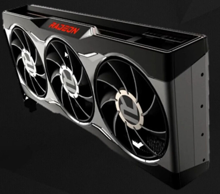 The possible Radeon RX 6900 render published by JayzTwoCents. (Image source: JayzTwoCents)