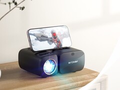 The BlitzWolf BW-V3 Mini LED Projector can toss images as much as 120-in (~ 305 cm) large. (Image source: BlitzWolf)