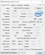 GPU-Z Intel Iris Plus Graphics G7