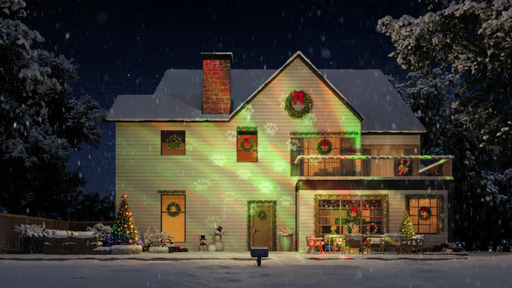 The new Govee Outdoor Projector Lights. (Image source: Govee via Amazon)
