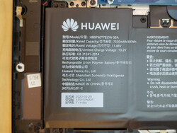 Battery in the Huawei MateBook 16s