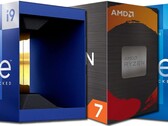 Intel's Alder Lake chips have arrived to put the squeeze on AMD's Zen 3 Ryzen selection. (Image source: Intel/AMD - edited)