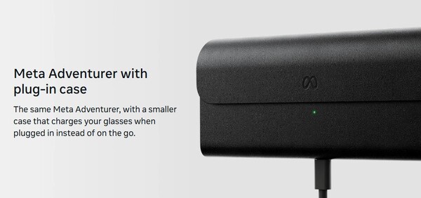 The new $249 Meta Glasses have a plug-in case.