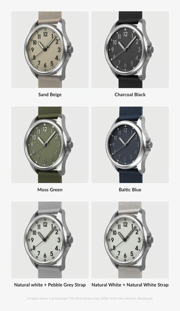 The Mudita Radiant will be available in five colors. (Image source: Mudita) 