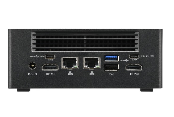The mini PC has two HDMI and an Ethernet port (Image source: Shuttle)